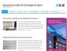 Tablet Screenshot of bricolage-astuces.com